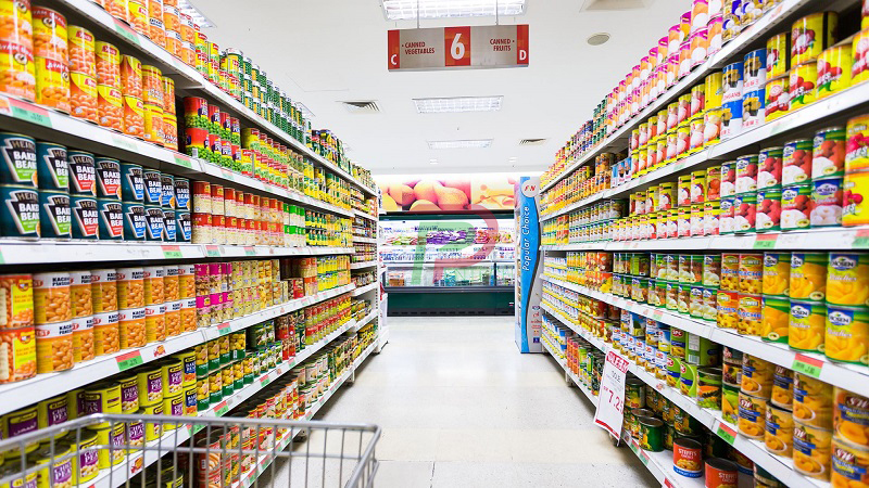 Bảng giá kệ siêu thị Bình Dương tại cửa hàng, siêu thị mini - Pentech.vn