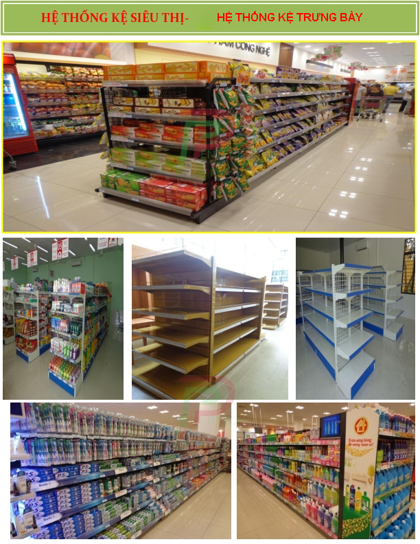 Kệ siêu thị Đắk Lắk tiết kiệm chi phí, cực thu hút khách hàng