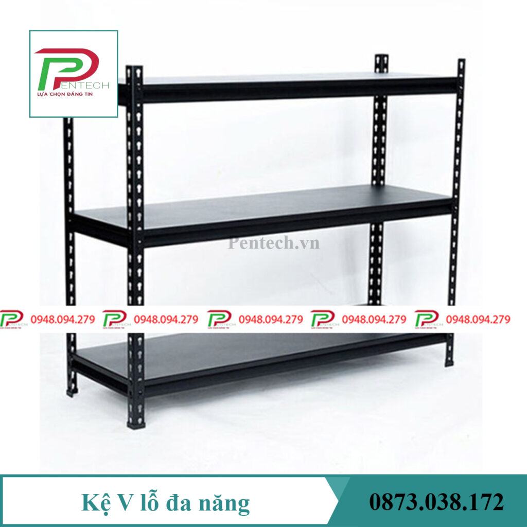 Kệ V lỗ 3 tầng cao 1m x dài 1m x rộng 0.4m