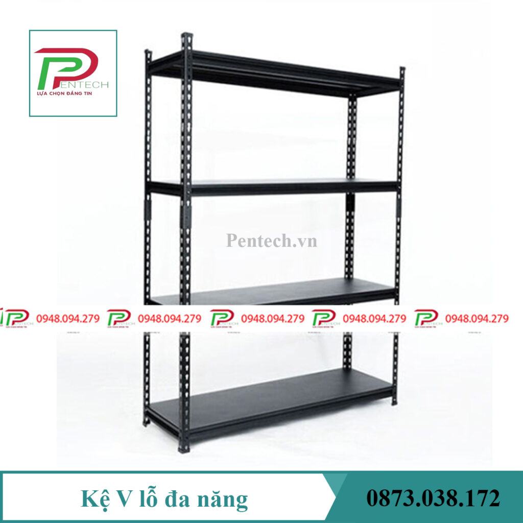 Kệ V lỗ 4 tầng cao 1m x dài 1m x rộng 0.4m