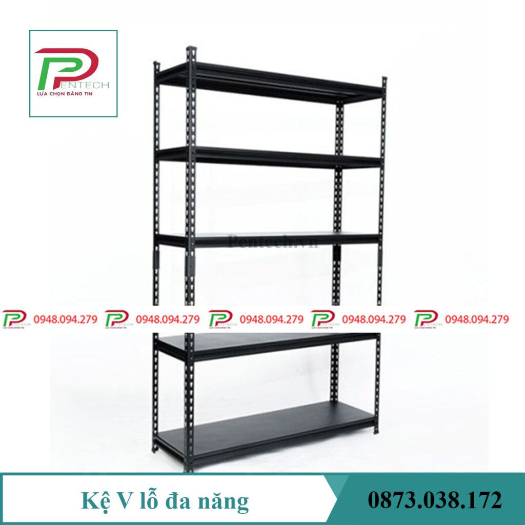 Kệ V lỗ 5 tầng cao 1m x dài 1m x rộng 0.4m