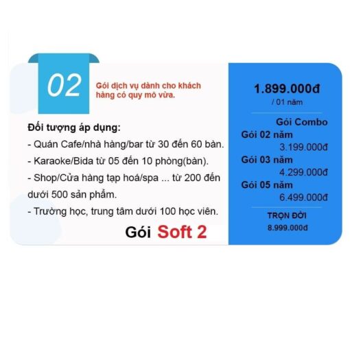 Phần mềm quản lý bán hàng Soft 2