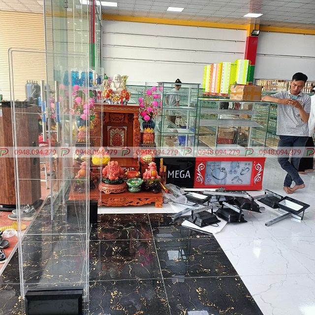 Lắp đặt cổng từ an ninh 6388+mono3388 tại cửa hàng Q.T mart Tây Ninh